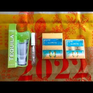 Glamlite Pina Colada Highlighter and Tequila Gloss